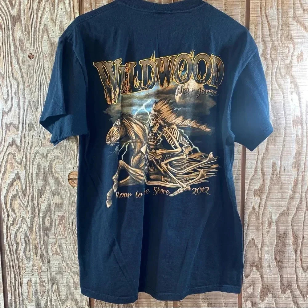 Wildwood NJ Biker Tee Shirt 🏍️